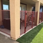 Pool fence ready to pass inspection! Very durable and heavy duty.
