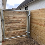 Wood gate
