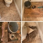 Bathroom floor repair