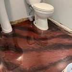 Metallic bathrooms
