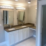 His and hers vanity