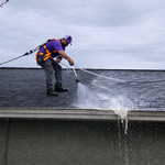 Cleaning a Roof