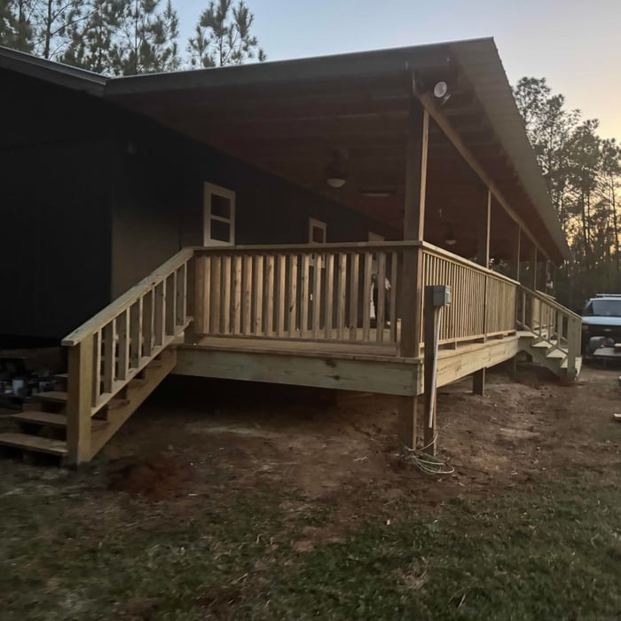 New deck