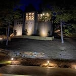 Landscape lighting job