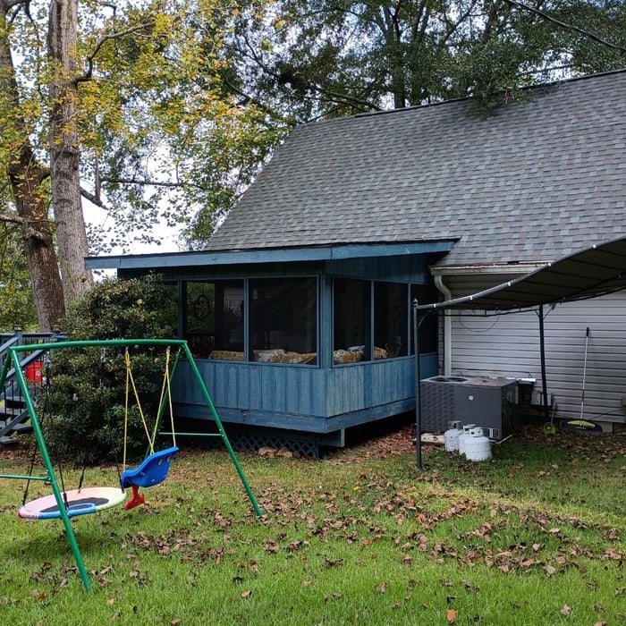 Screened porch