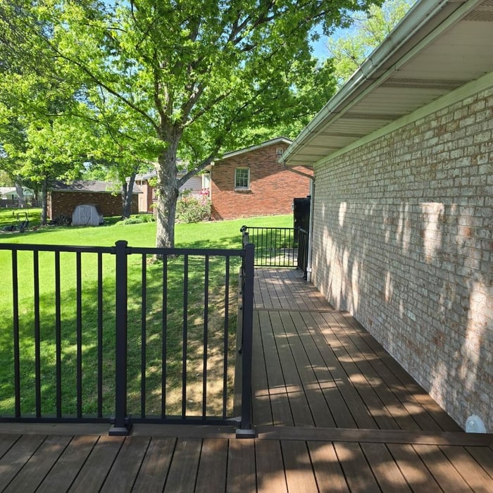 Large balcony