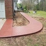 Stamp concrete