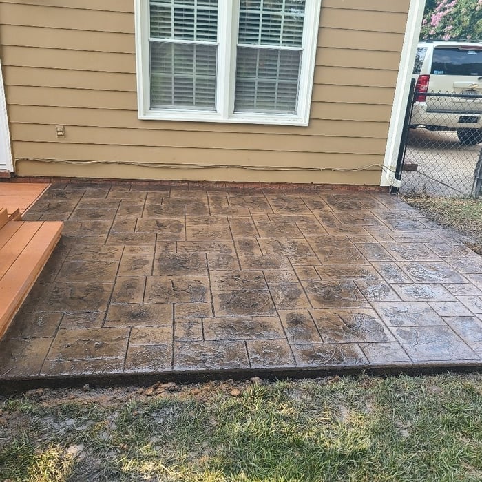 Stamp concrete