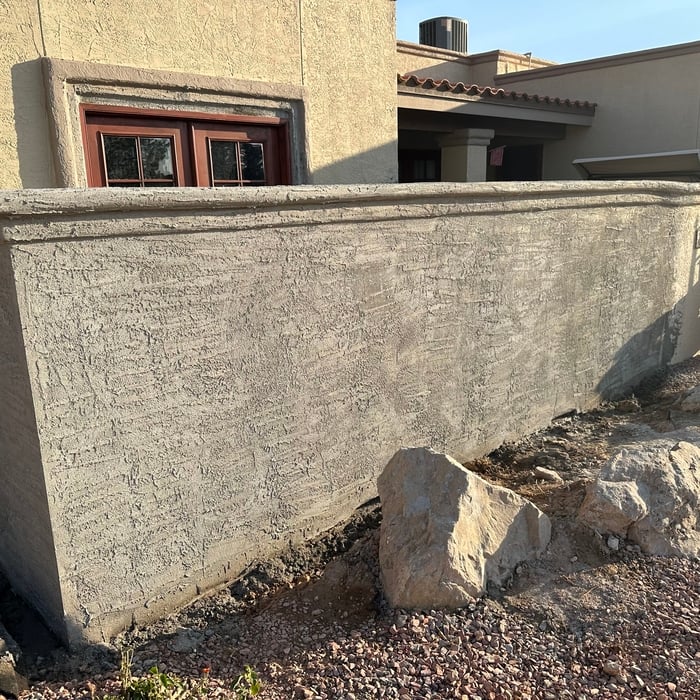 Stucco Project new wall area