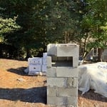 Custom stone pillars
