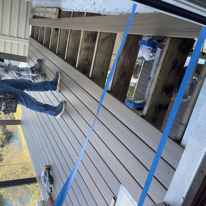 Deck renovation project