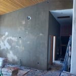 Colored diamond finish plaster