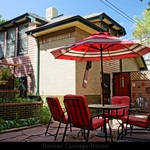 exterior view of the carriage house