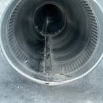 Cleaned HVAC Duct