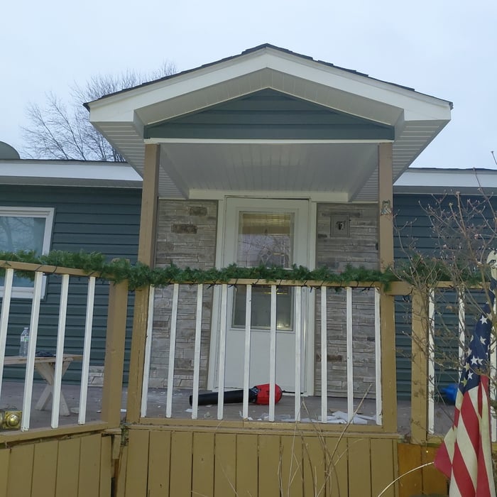 Vinyl stone siding
