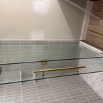 Shower door install