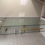 Shower door install