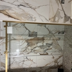 Shower door install