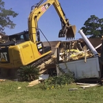 Manufactured home demolition
