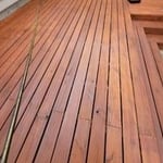 Deck cleaning and staining