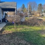 backyard visual. Before.