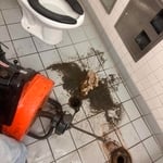 Clogged sewer