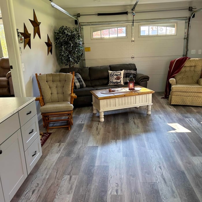 Garage man cave