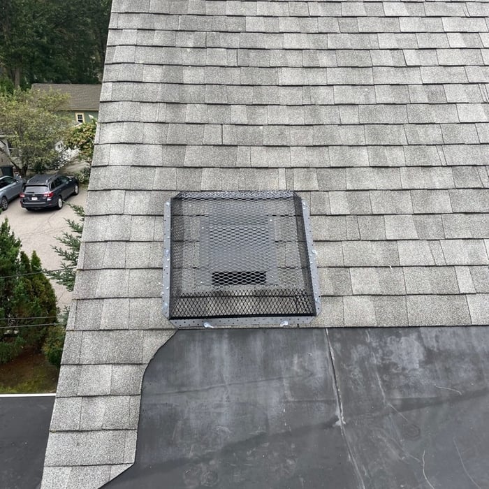 Installed vent guard