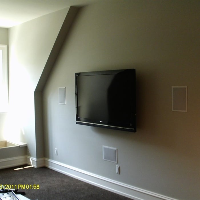 Flat Screen T.V. Mounting