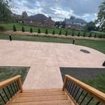 Stamp patio