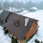 Winter ready roof replaced by James & Whitney co.