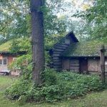 Before shot of the carriage house