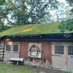 Before shot of the Carriage House