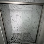 Custom walk in shower