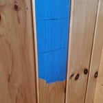 Prep to mark and protect wall
