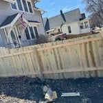fence restoration, after completion