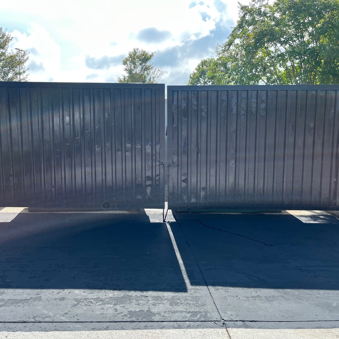 Fresh Dumpster Door
