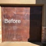 Original picture before stripping clear.