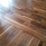 hand scraped walnut flooring