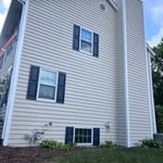 We did an exterior project over the summer which this the final result. The siding, trim, fascia and soffit all had to be scraped and painted.
