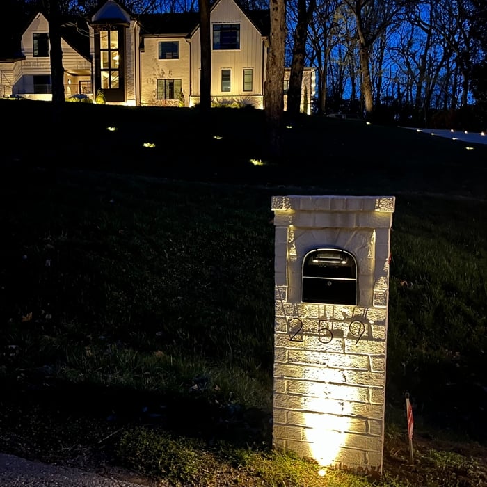 Uplights and pathlights.