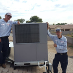 Another new high-efficiency air conditioner installed at a happy customer's home!