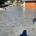 In this project our team also designed and did the front yard installing low maintenance landscaping and plants that are weather resistant.