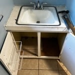 Sink before renovation