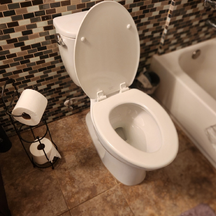 New toilet.