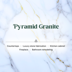 Elevate your living space with Pyramid Granite — your destination for luxury stone fabrication and high-end remodeling. Specializing in granite, quartz, marble, custom cabinetry, fireplaces, and more throughout the DMV area.