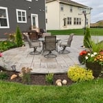 Beautiful English York Texture Concrete Patio
