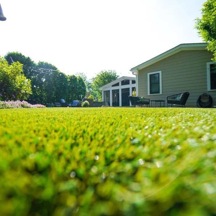 Artificial Turf creates a beautiful backyard in Northern Virginia.