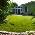 Artificial Turf creates a beautiful backyard in Northern Virginia.