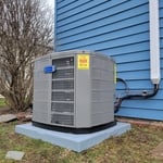 Replacing an outdoor air conditioner with a high efficiency, consumer reported top rated American Standard unit. Level, wired properly, and completed beyond code and required standards. Thank goodness for a team that cares and loves what they do AND our customers.